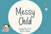 Messy Child, a Font by Fashion Creative (Thumbnail 1 of 10)