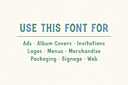 Beach Club, a Sans Serif Font by Bruised Goods (Thumbnail 7 of 7)