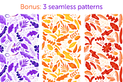 TEXTURAL abstract shapes + leaves, an Object Graphic by museberry (Thumbnail 7 of 12)