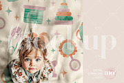Baby Blanket Mock up, a Product Mockup by MoMockups (Thumbnail 4 of 6)