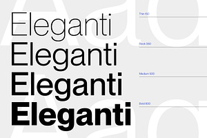 Eleganti - Grotesk Sans Serif