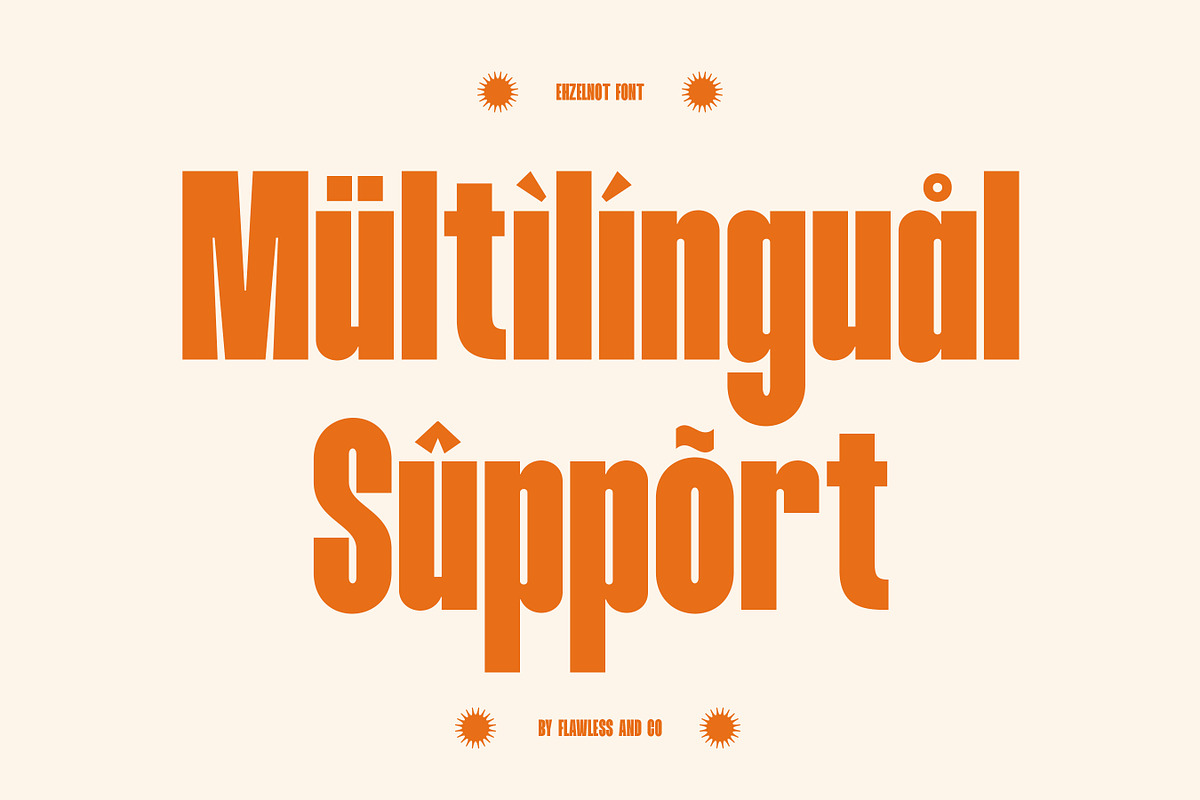 Ehzelnot - Bold Condensed Sans Font, a Sans Serif Font by Flawless And Co (Photo 10 of 10)