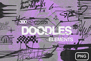 Doodles elements Pack, a Texture Illustration by Design syndrome (Thumbnail 1 of 8)