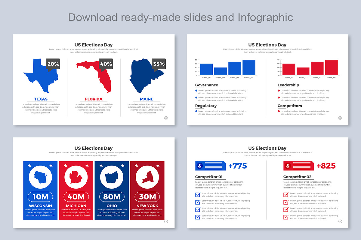 Us Elections Day, a Presentation Template by Mighty-Slide (Photo 4 of 7)