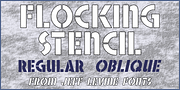 Flocking Stencil JNL, a Font by Jeff Levine Fonts (Thumbnail 1 of 5)