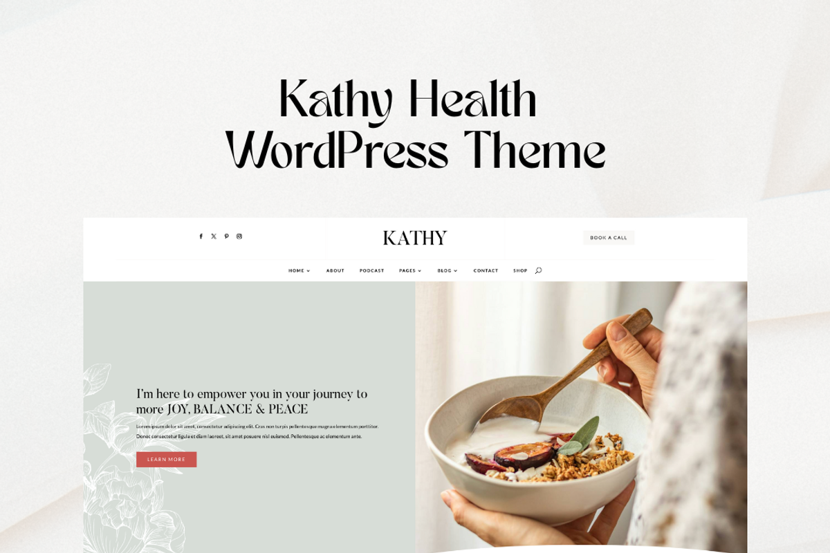 Health Kathy WordPress Divi 5, a WordPress Template by Lovely Confetti (Photo 6 of 6)