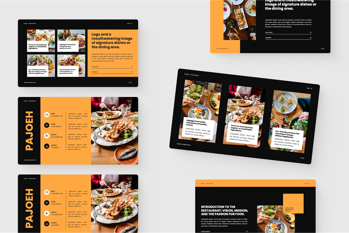 Pajoeh - Food & Restaurant Keynote, a Presentation Template by SquidPixey (Photo 4 of 6)