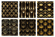 Art Deco Black & Gold Digital Paper, a Texture Graphic by Dream Creation (Thumbnail 2 of 6)