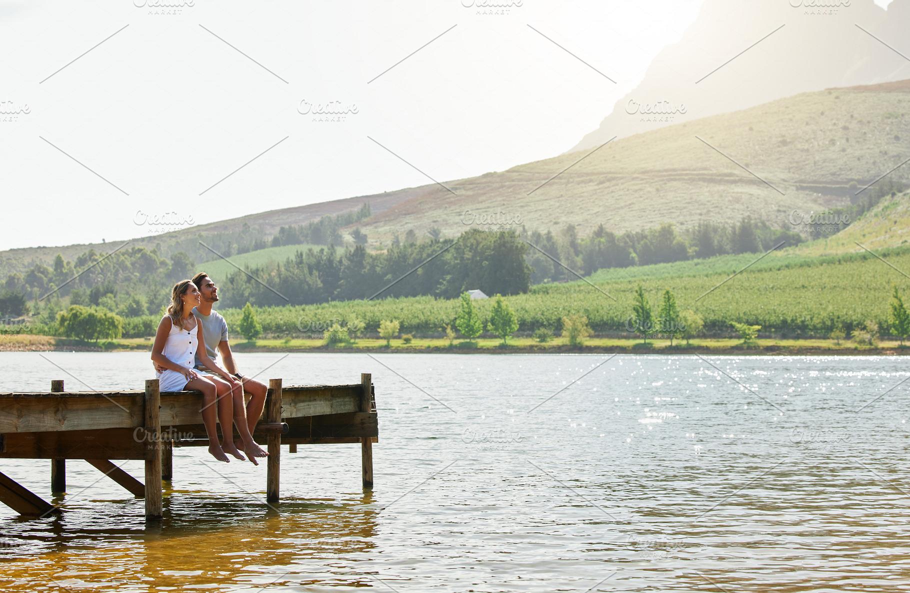 We can sit and admire this view all day long, a Photo by Peopleimages.com