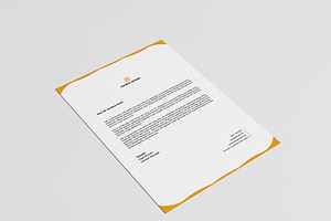 Border Style Letterhead