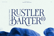 Rustler Barter, a Serif Font by ShowUp! Studio (Thumbnail 1 of 22)