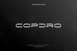 Copdro, a Font by garismantra