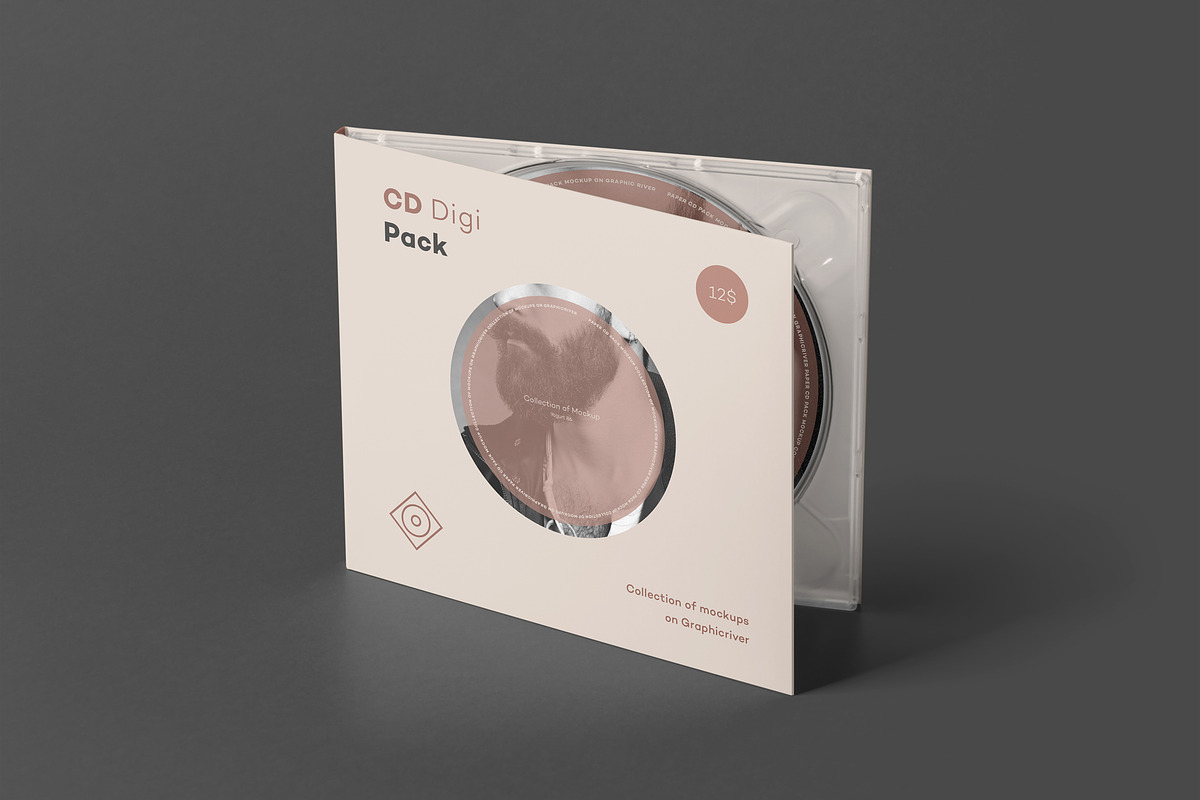 CD Digi Pack Mock-up 2, a Packaging Mockup by Yogurt86 (Photo 13 of 15)