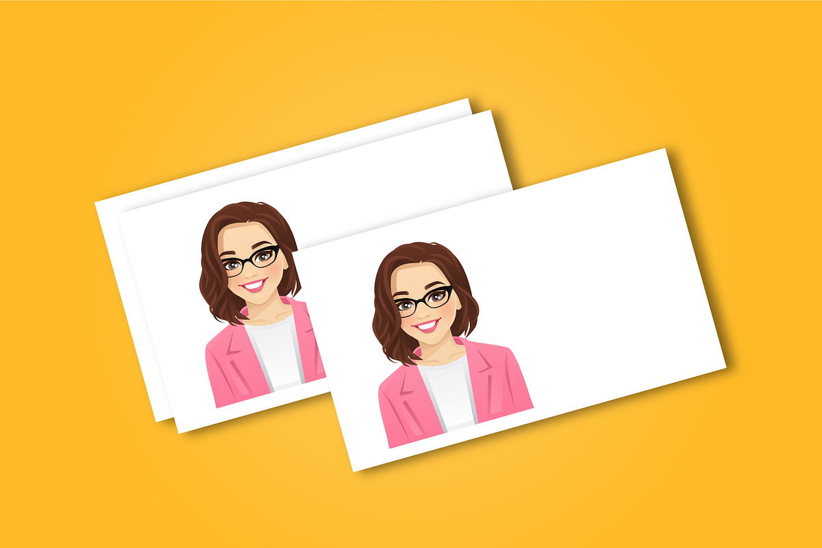 Casual young business woman, a Person Illustration by Volha Hlinskaya (Photo 6 of 6)
