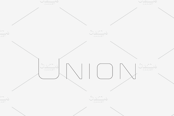 UNION - Laser, Craft Cutter Font preview 6