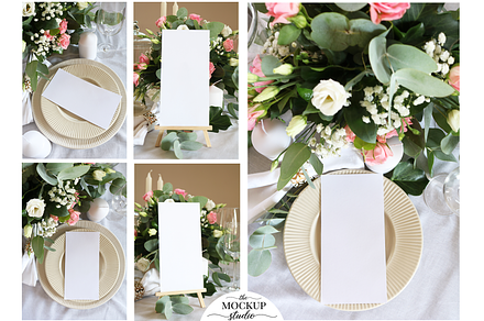 Menu Mockup Bundle