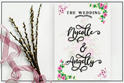 Anjellic // Font Duo & Extras, a Script Font by Bluestudio (Thumbnail 7 of 10)