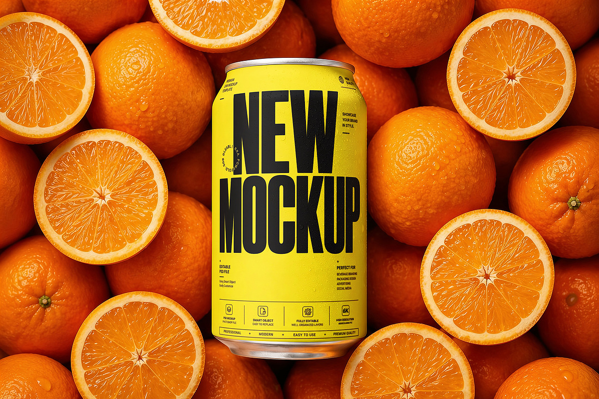 Soda Can Mockup Bundle, a Packaging Mockup by pixelmock (Photo 10 of 12)