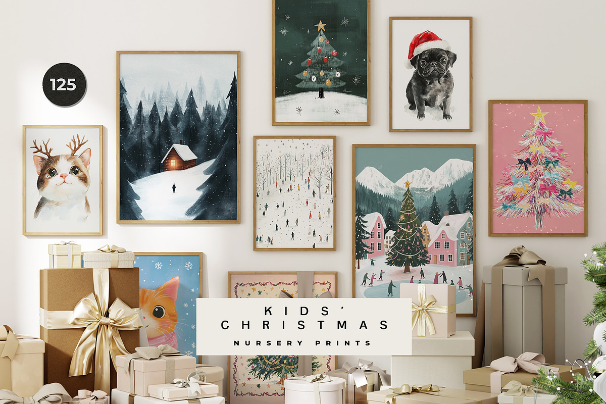 NURSERY PRINTS BUNDLE (1,000+), a Background Graphic by Lana Elanor (Photo 11 of 12)