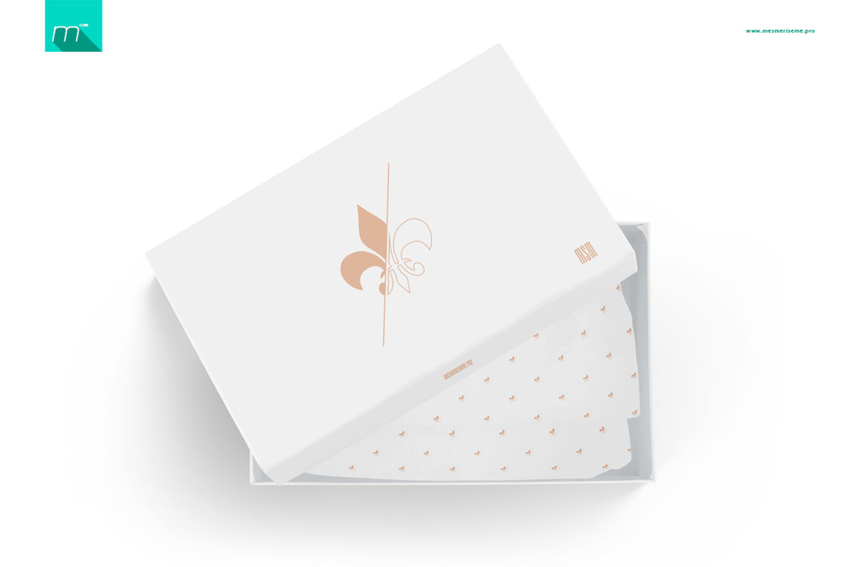 Shoes Box Type 1 Mock-up, a Packaging Mockup by BlackMocca (Photo 4 of 6)