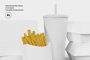 Fast Food Packaging Mockup Set, a Packaging Mockup by Mego-studio (Thumbnail 4 of 8)