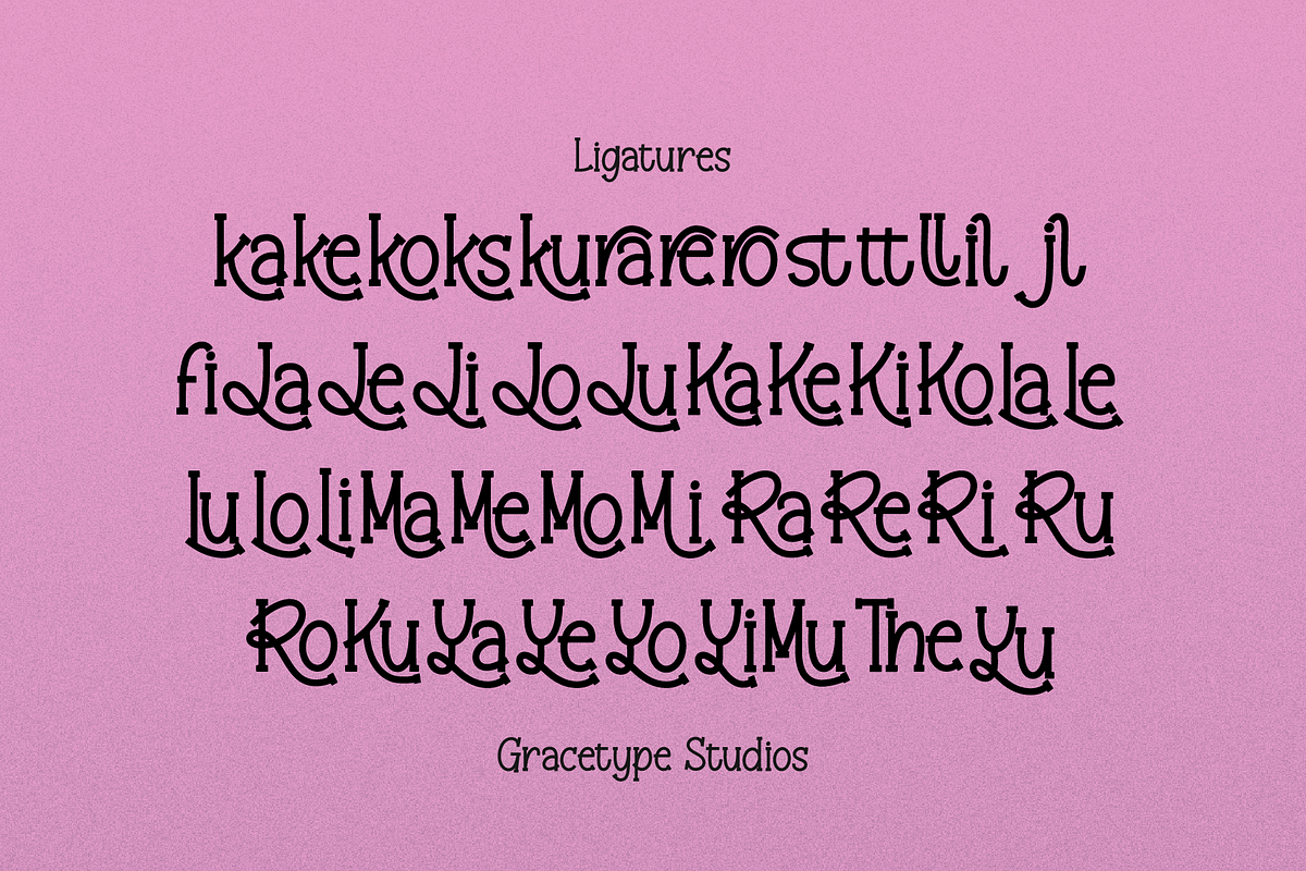 Rosie Peachy | Playful Hand Drawn, a Handwritten Font by gracetype_studio (Photo 12 of 12)