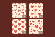 Valentine Seamless Pattern Bundle, a Pattern Graphic by Pulsecolor (Thumbnail 2 of 10)