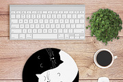 Mousepad mockup, a Product Mockup by Narais (Thumbnail 4 of 5)
