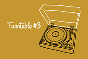 Record player illustrations, an Illustration by Serifs & Whiskey (Thumbnail 4 of 5)