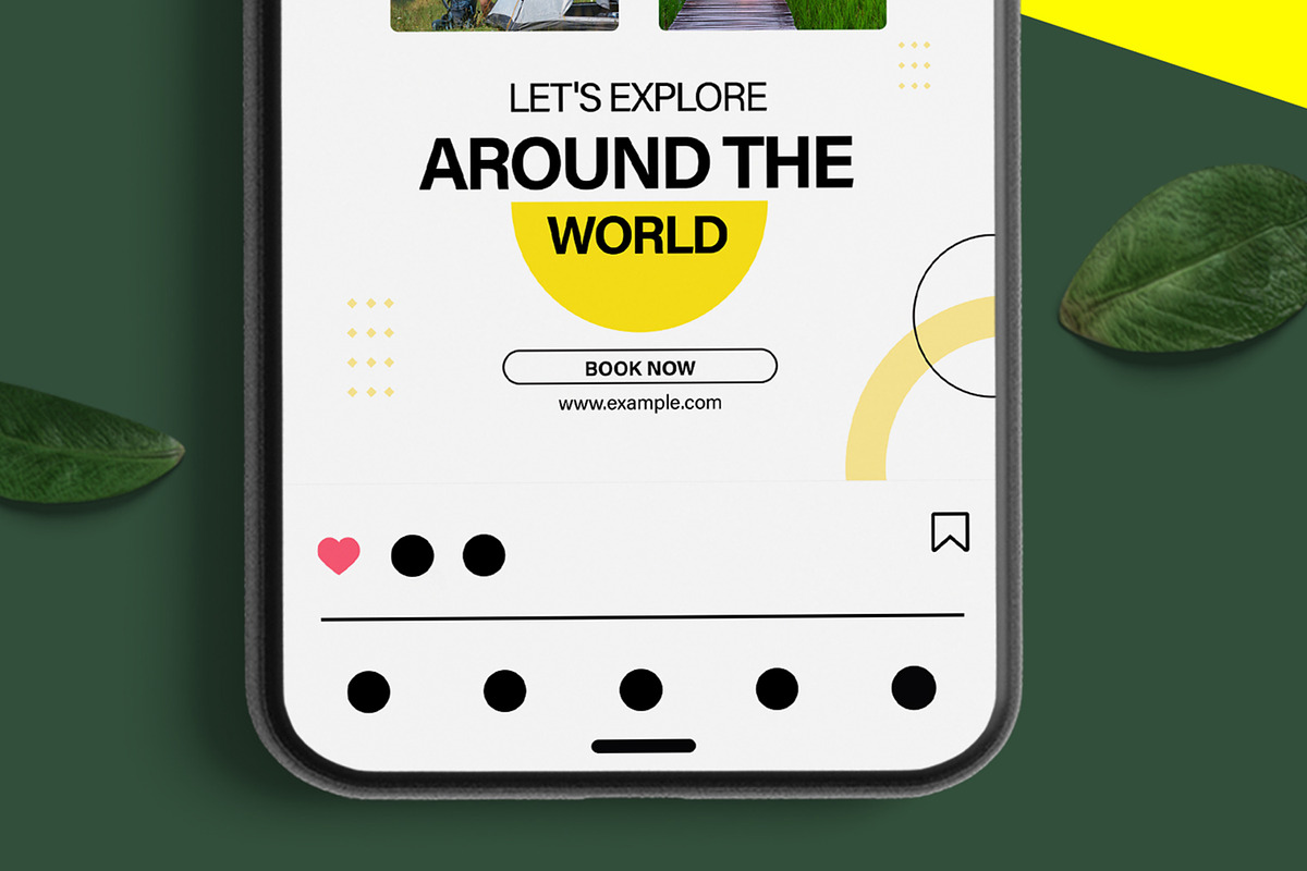 Travel Social Media Post Layout, a Social Media Template by ContestDesign (Photo 3 of 6)