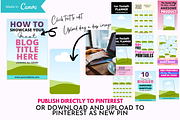 Pinterest Templates for Canva, a Social Media Template by artinspirestudio (Thumbnail 4 of 5)