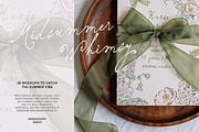 Midsummer Whimsy Card Mockups, a Product Mockup by Muse Mockups (Thumbnail 3 of 11)