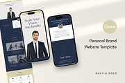 Executive Digital Business Card, a Landing Page Template by batang (Thumbnail 1 of 5)