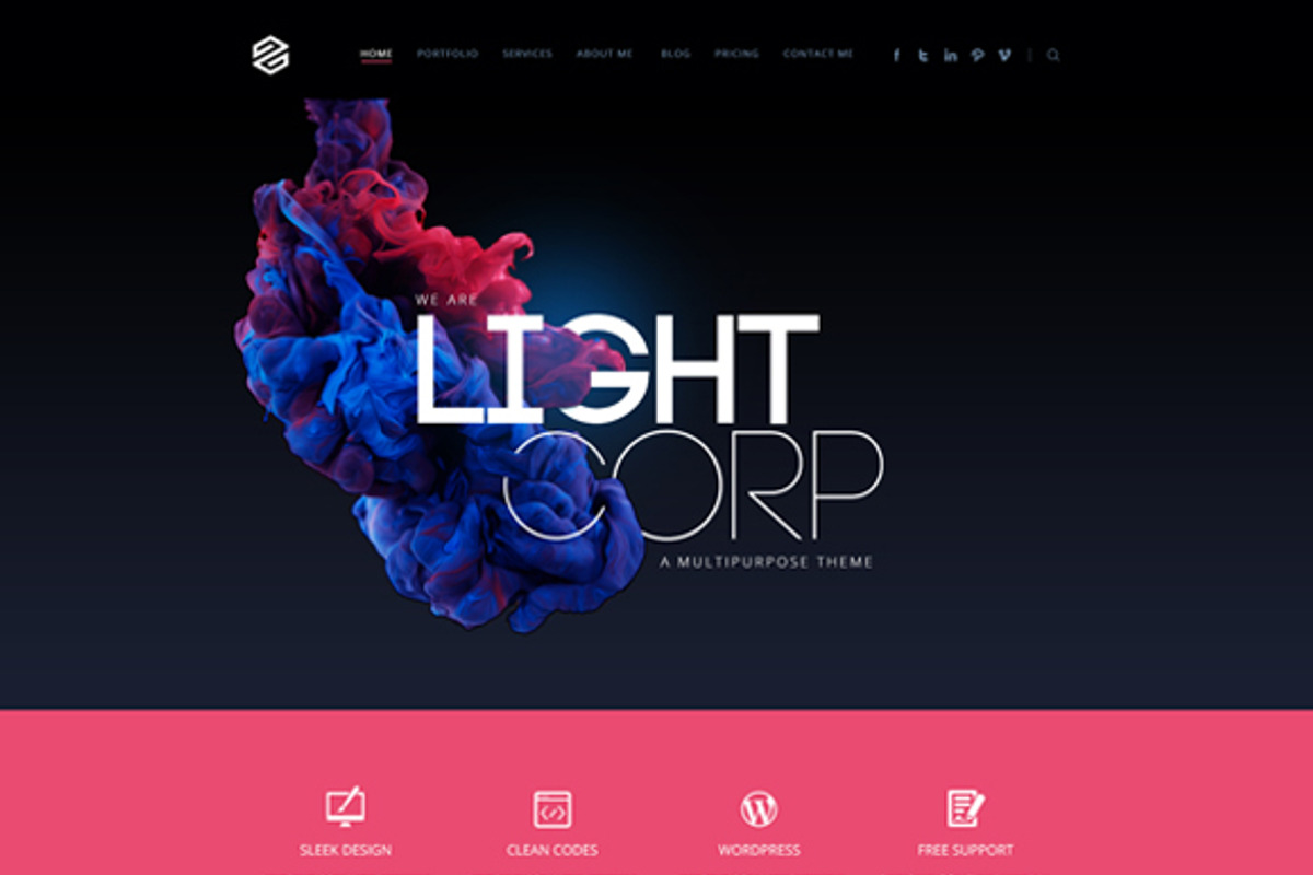 Lightcorp | Multipurpose PSD Templat, a Websites & App Template by 0effortthemes (Photo 2 of 3)