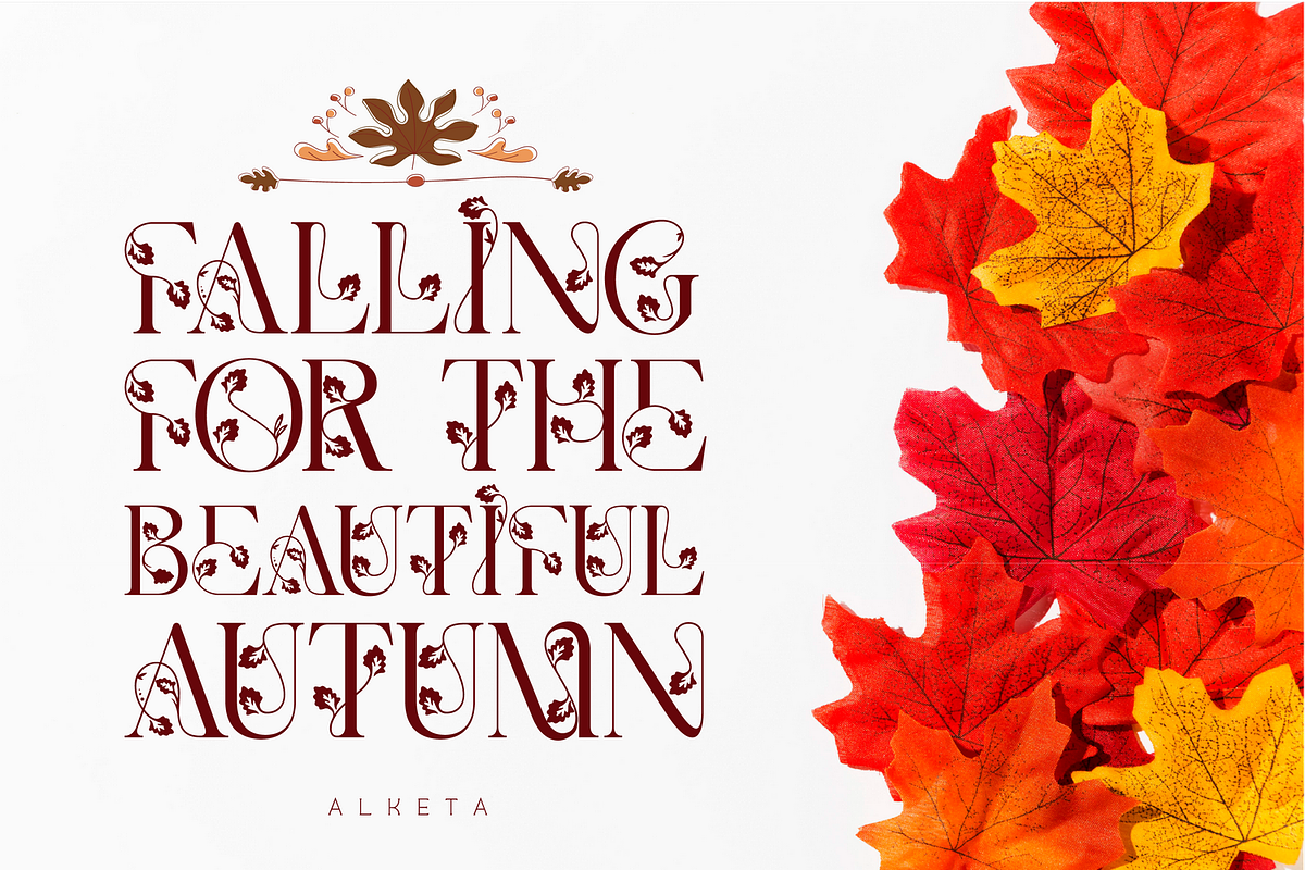Alketa Nature Font, a Serif Font by 177Studio (Photo 5 of 8)