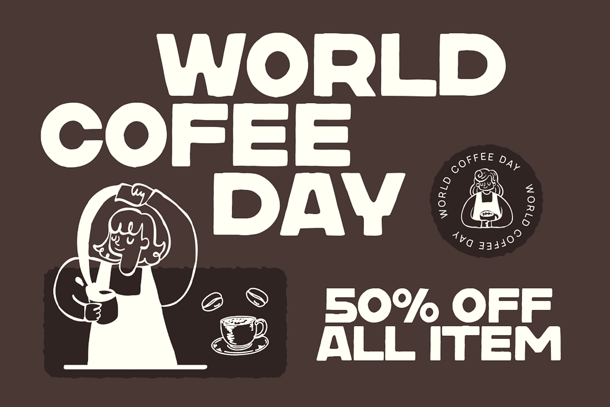 Daily Brew - Bold Display Cafe Font, a Sans Serif Font by Pekotype (Photo 11 of 15)