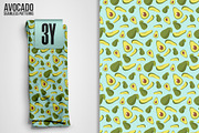 Avocado Seamless Patterns, a Pattern Graphic by 3Y_Design (Thumbnail 5 of 6)