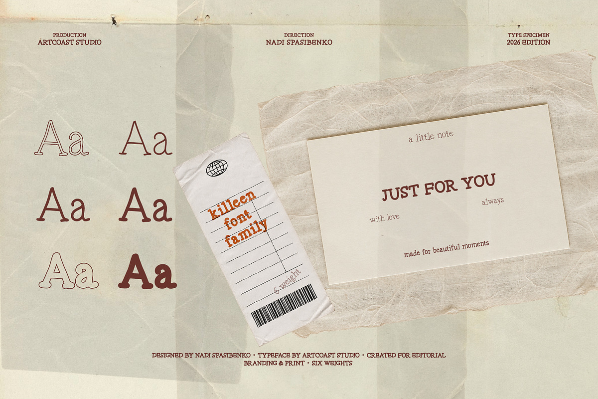 Killeen Font Family, a Serif Font by nadispasibenko (Photo 5 of 12)