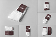 Socks Package Mock-up, a Product Mockup by zippypixelstudio (Thumbnail 1 of 10)