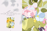Pastel digital abstact flower bundle, a Decorative Illustration by 60secondsArt (Thumbnail 3 of 14)