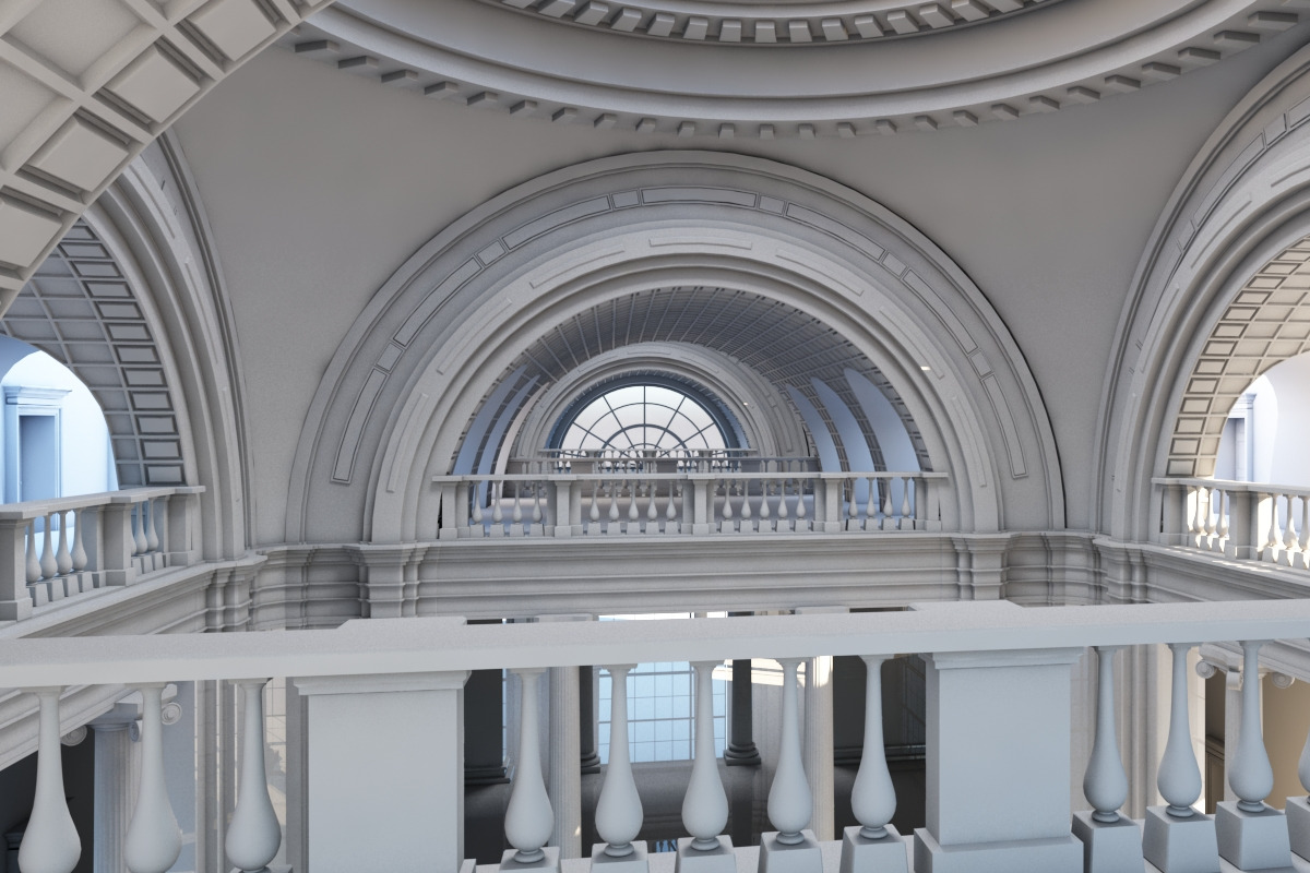 Classic Interior Scene 2, an Architecture 3D Model by Giimann (Photo 2 of 10)