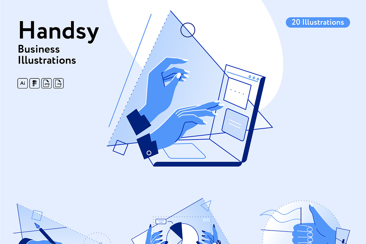 Handsy Business illustrations