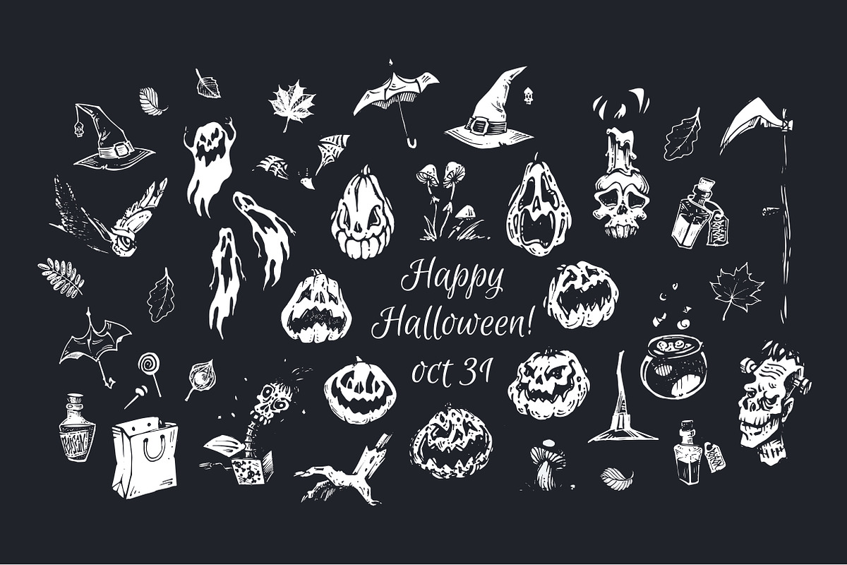 Happy Halloween!, a Decorative Illustration by Margo Miller (Photo 8 of 26)