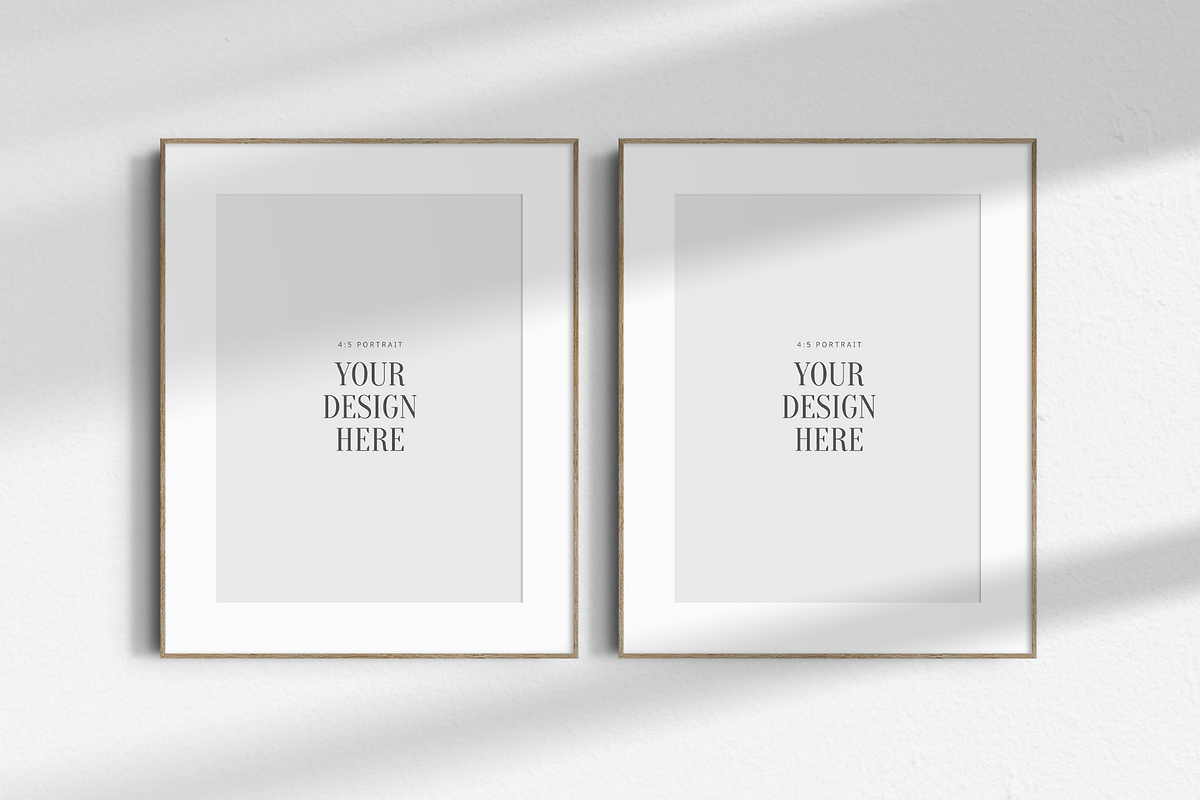 Frame Mockup BUNDLE 4:5 Portrait, a Product Mockup by DESIGN BY nube (Photo 15 of 15)
