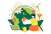 10 World Environment Day, an Object Illustration by denayunebgt (Thumbnail 4 of 4)