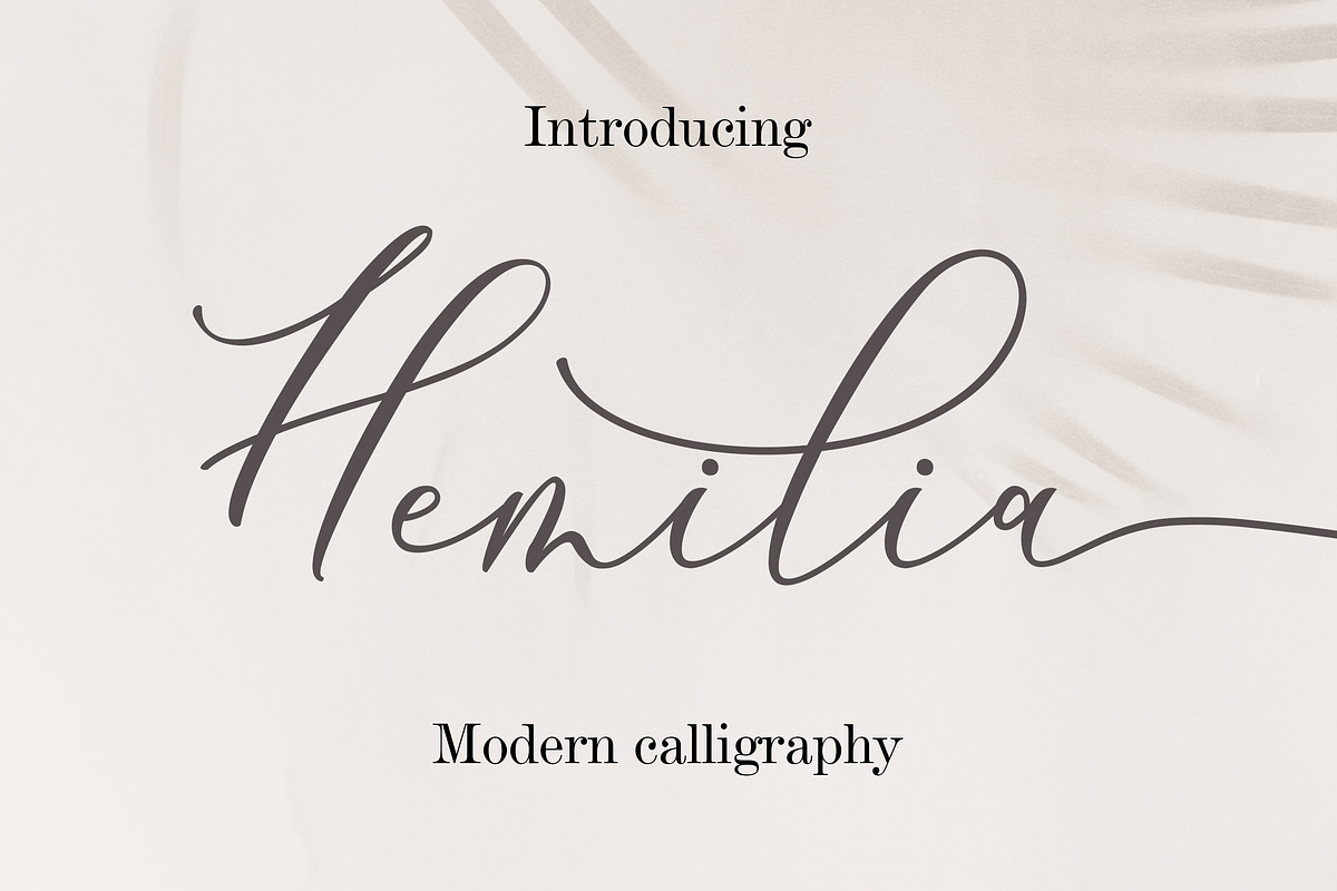 Hemilia Script, a Script Font by Amarlettering (Photo 1 of 6)