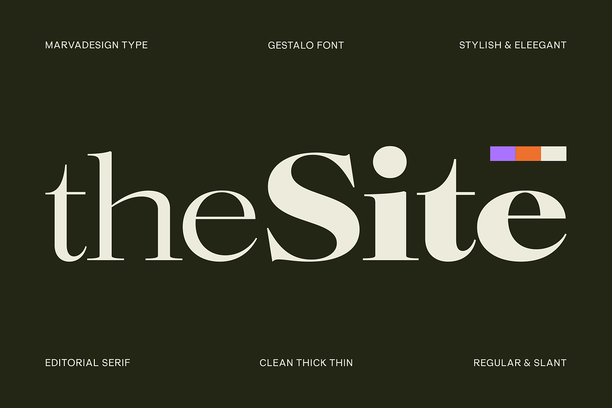 Gestalo - Elegant Family Serif, a Serif Font by Marvadesign (Photo 3 of 10)