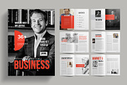 Business Magazine | Canva & InDesign, a Magazine Template by Pixelpick (Thumbnail 2 of 14)