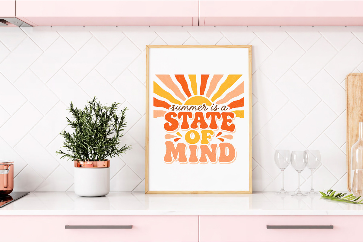 Boho Retro Summer Is A State Of Mind, an Illustration by Dream Creation (Photo 6 of 8)