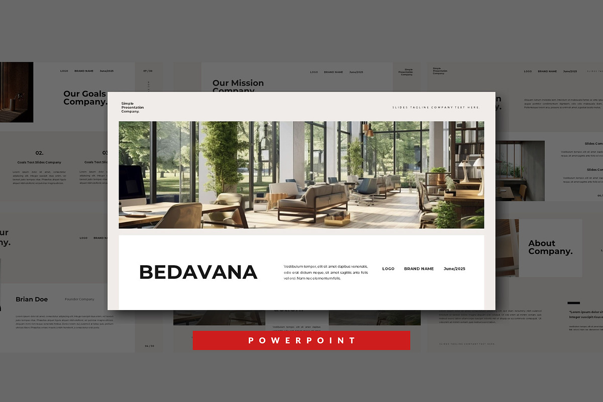 Bedavana PowerPoint, a Presentation Template by Bewalrus Studio (Photo 1 of 5)